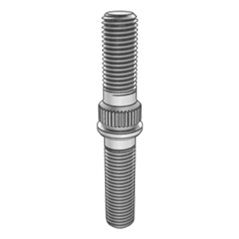 KNURLED உடன் இரட்டை முடிவு சக்கர வீரியம்