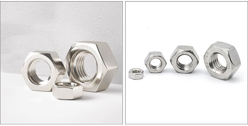 Hex nut for transmission tower anchor bolt