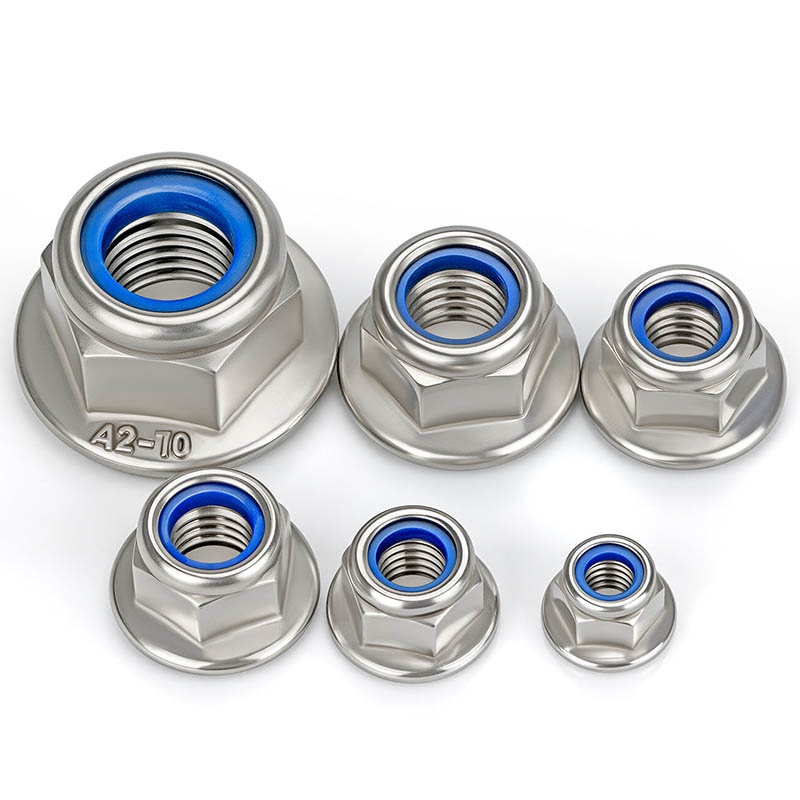 Flange உடன் நைலான் லாக் நட்