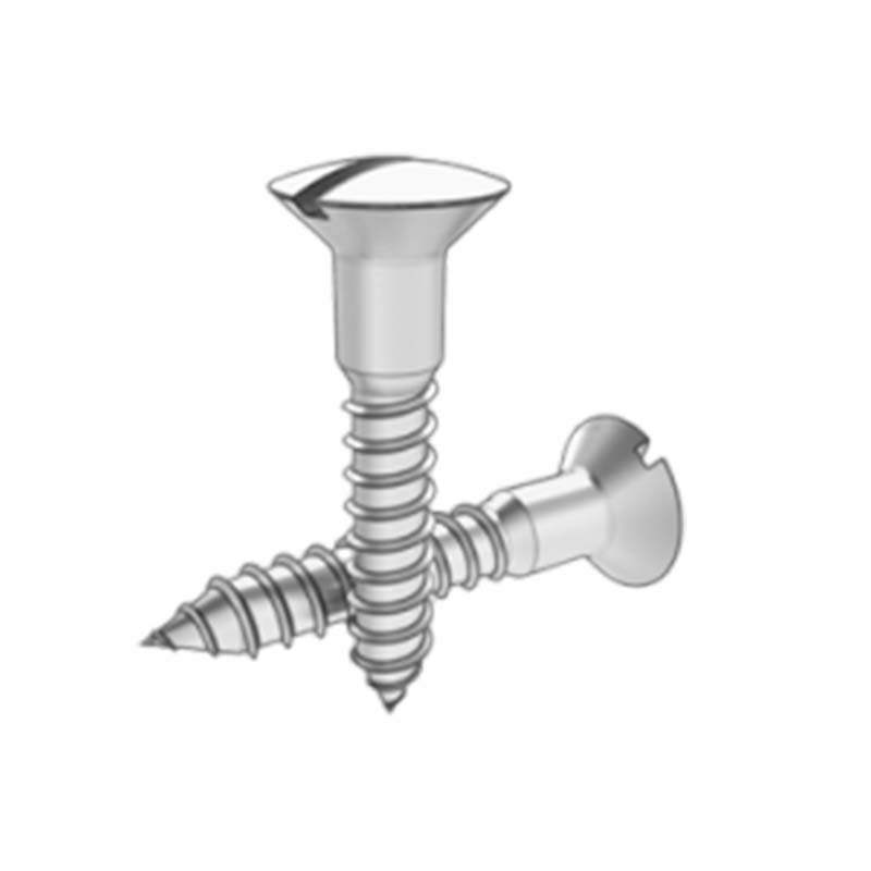 துளையிடப்பட்ட உயர்த்தப்பட்ட கவுண்டர்சங்க் ஹெட் வூட் ஸ்க்ரூ